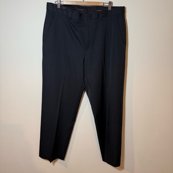 Calvin Klein Black Trousers 36x32 - Picture 2 of 7